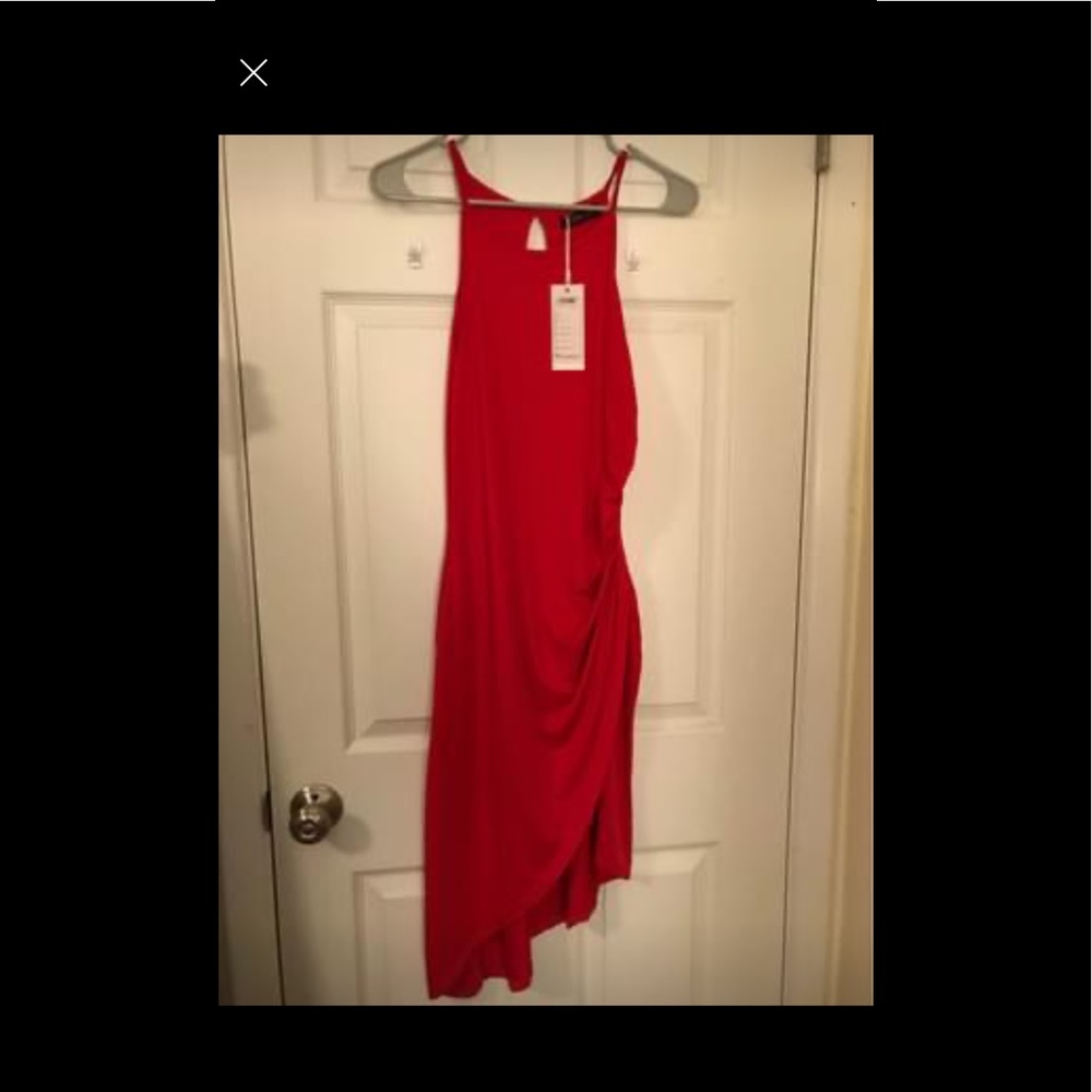 Sexy Night Out red dress with slit